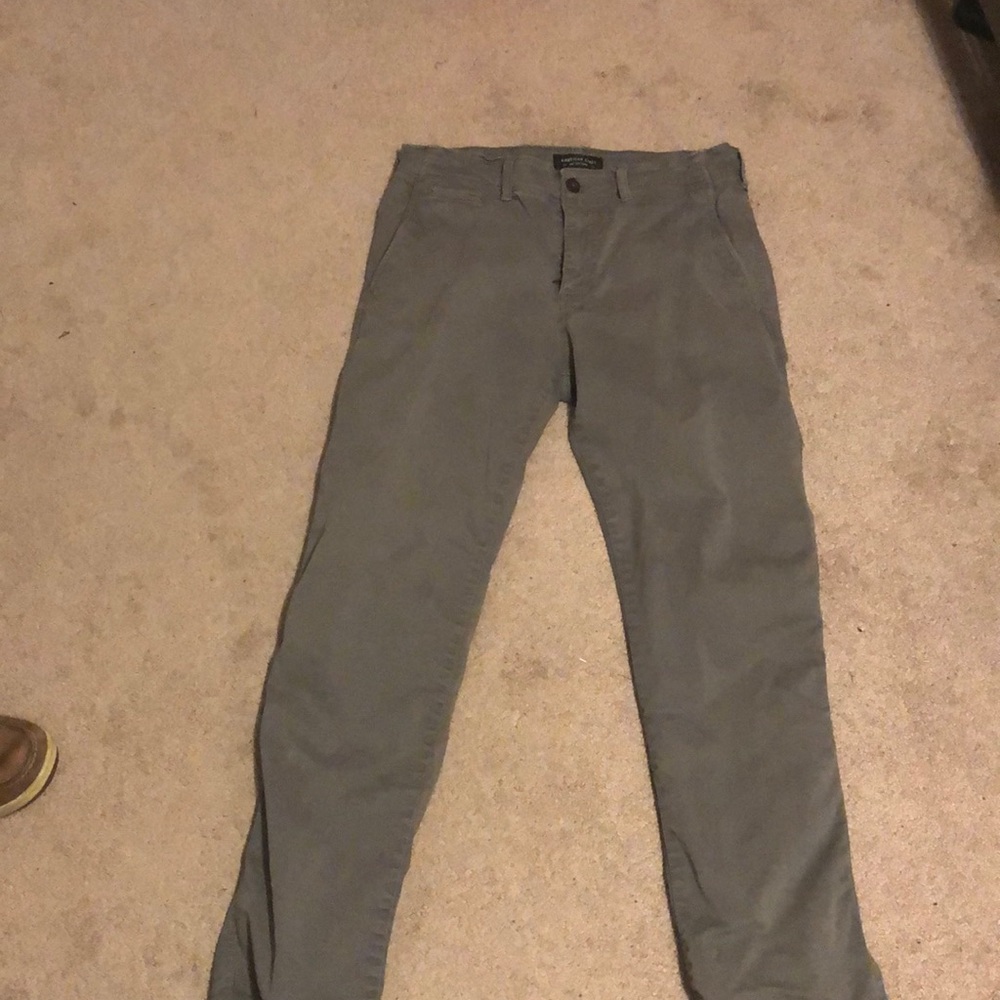 American Eagle Gray pants- Original Straight fit